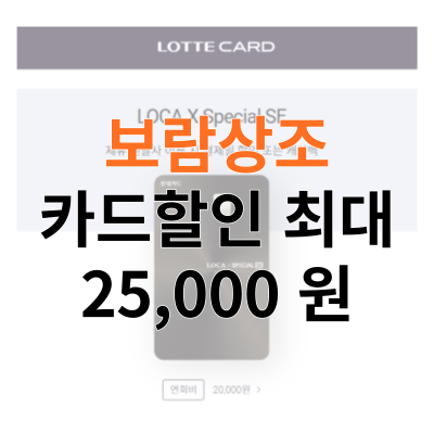 보람상조 카드할인