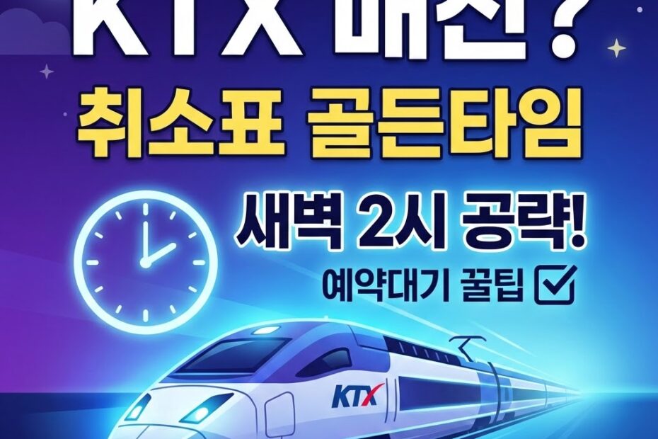 ktx 취소표
