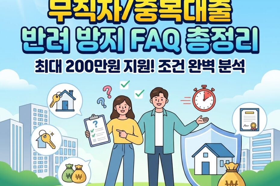 대출이자 지원 FAQ