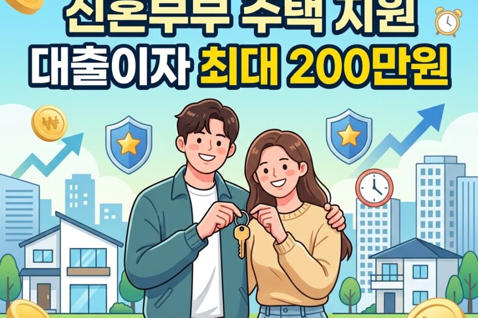 안양시 신혼부부 대출이자 지원