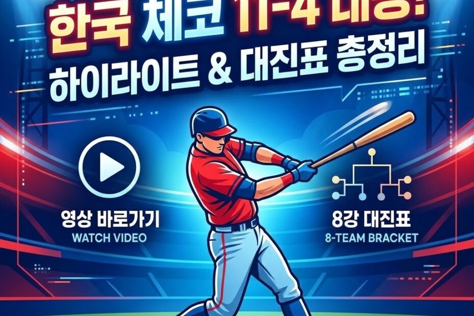 한국 체코 하이라이트